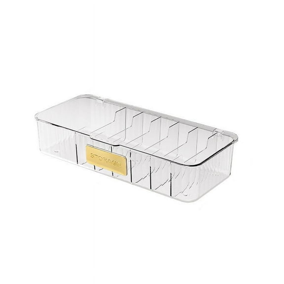 Desktop Data Cable Storage Box, Multifunctional Organizer for Earphone, Charger & Mobile Cables, 10.83" × 4.92" × 2.28"
