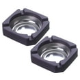 thumbnail image 1 of Desktop Decor,2PC Household Stainless Steel Living Room Ashtray Multifunctional Easy To Clean Car Ashtray Suitable For Home Office, 1 of 8