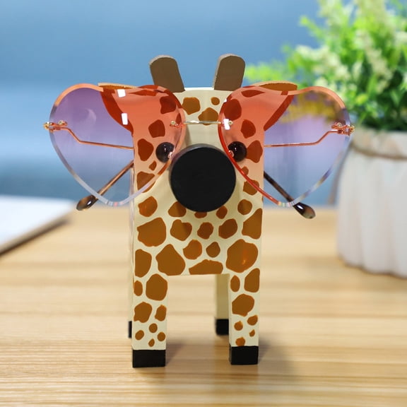 Desktop Decor,Cute Creative Animal Glasses Frame Home Office Decoration Desktop Glasses Frame