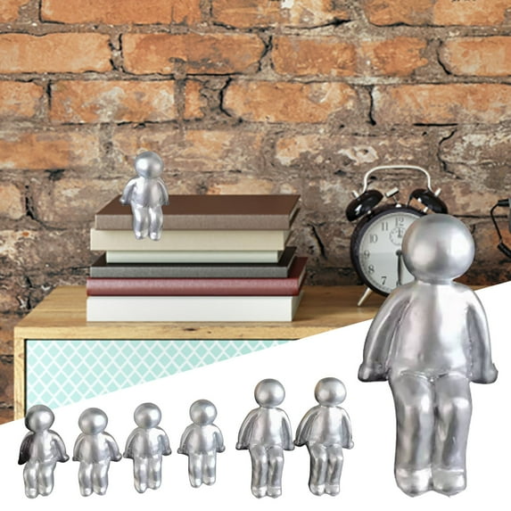 Desktop Decor,Figurines Family The For Women Choose Your Metal Decoration Adult Own Sculpture Child Personalised Statue Combination Desktop Ornament