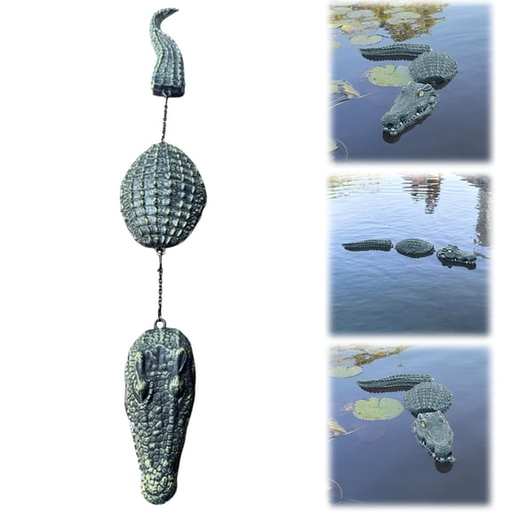 Desktop Decor,Pool Floating Simulation Statue Sculpture Ornament For Outdoor Courtyard Pond Decor