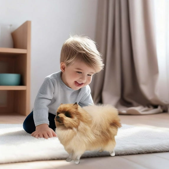 Desktop Decor,Realistic Dog Toys Plush Toys Realistic Stuffed Animal Cute Animal Plush Birthday Toys For Girls Boys 36 Years