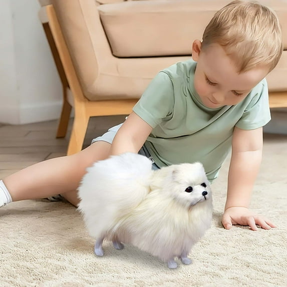 Desktop Decor,Realistic Dog Toys Plush Toys Realistic Stuffed Animal Cute Animal Plush Birthday Toys For Girls Boys 36 Years