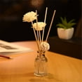 Desktop Decor Reed Oil Diffusers With Natural Sticks, Glass Bottle And