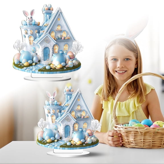 Desktop Decorative Figurines Statues Easter Suitable for Living Room Home in 2D form Easter Decor