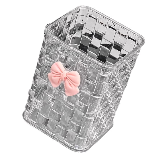 Desktop Desk Organizers Decorative Pen Pencil Cup Makeup Brush Organizers Storage Box for Bathroom Living Room Office