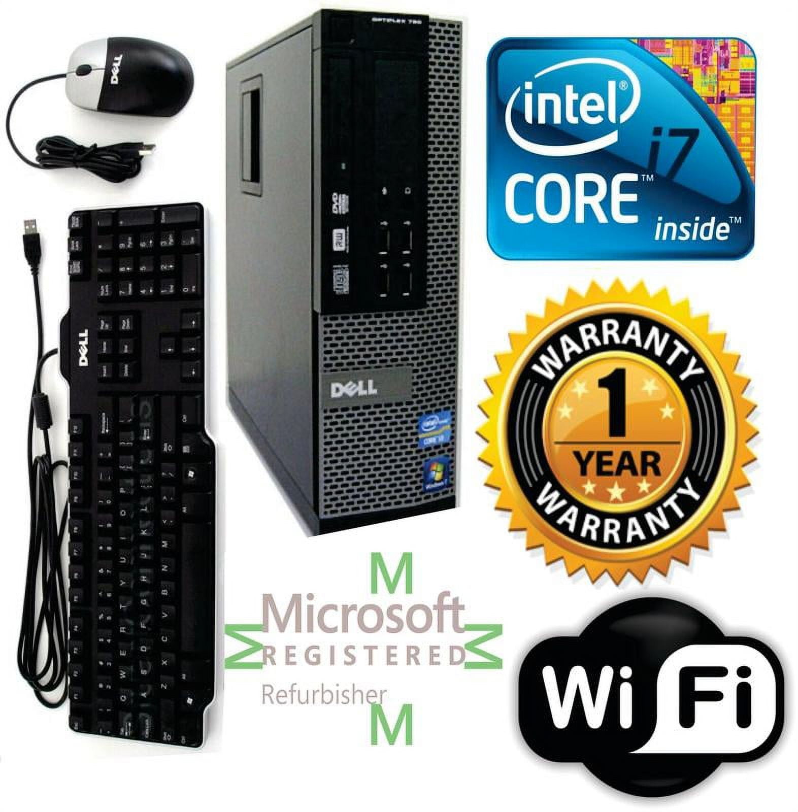Pre-Owned Desktop Desktop Computer Dell 7020 SFF Intel i7-4770 3.40GHz ...