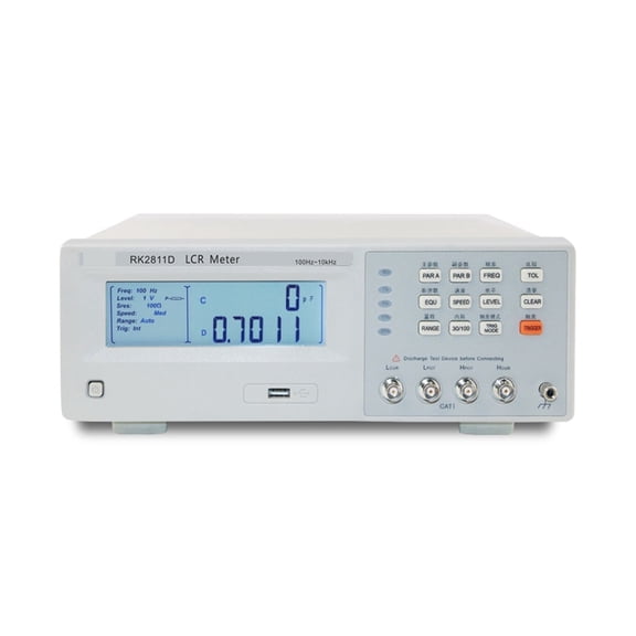 Desktop Digital LCR Meter, Capacitance Resistance Impedance Capacitance Inductance Measure Instrument ,Heavy Duty Build