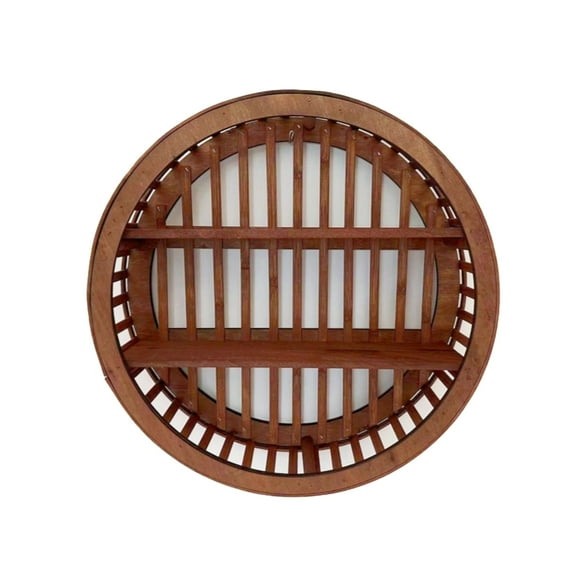 Desktop Display Shelf Rack for Book Multifunctional Wood Wall Shelf Storage Rack