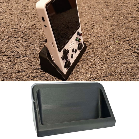 Desktop Display Stand for R36 Plus Game Console Portable Impact-Resistant Anti-Slip Stand Playstand Base Games Storage Holder Base