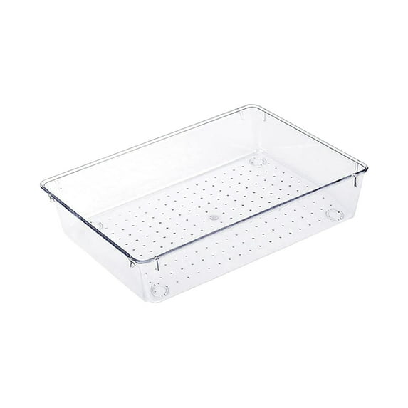Desktop Drawer Type Makeup Organizer Transparent Polka Dot Categorized Combination Organizer Multifunctional Tableware Stationery Cosmetic Classification Combination Organizer