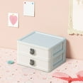 thumbnail image 1 of Desktop Drawer Type Storage Box Transparent Visible, Stackable Space Saving Organizer, Multifunctional Case for Student Stationery Cosmetics Jewelry Office Home, 1 of 6