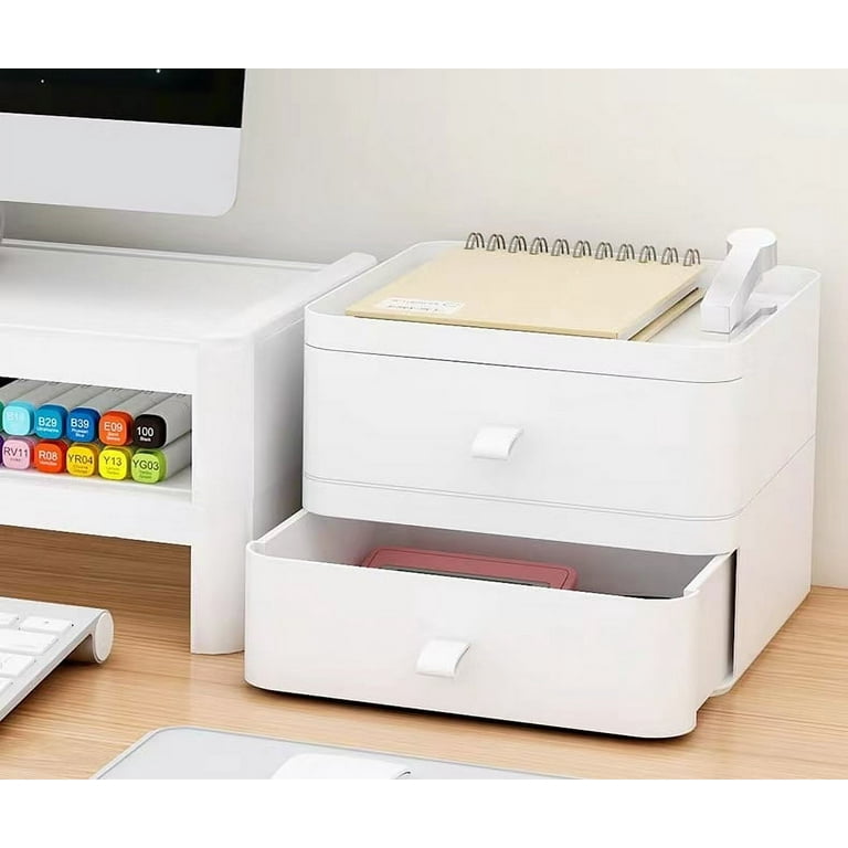 Small desk 2024 storage drawers