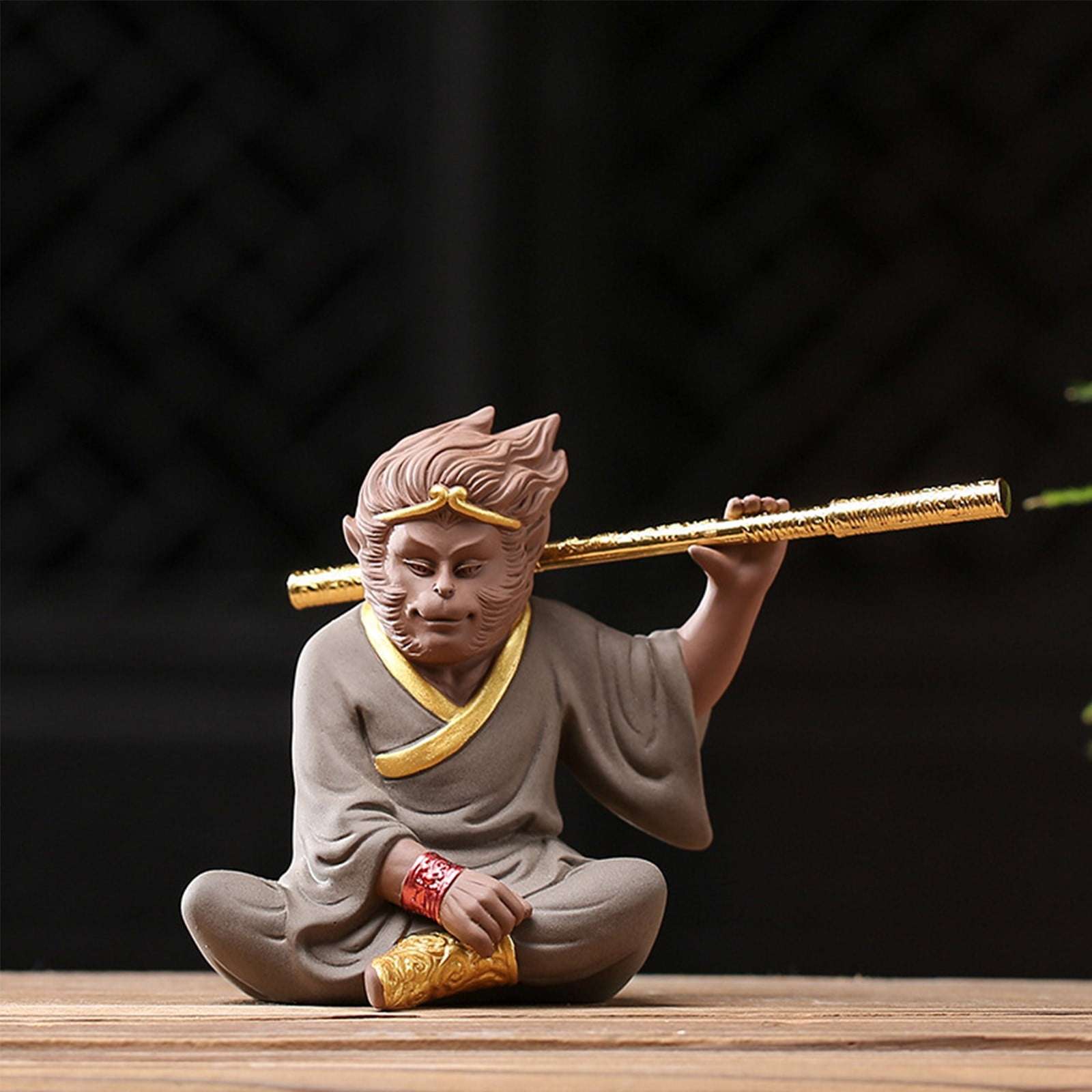 Desktop Dress Up Lowprice! Hanzidakd Monkey King Statue Creative Sun