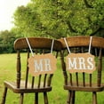 Desktop Dress Up Mr and Mrs Photo Props Photo Booth Chair Signs Wedding