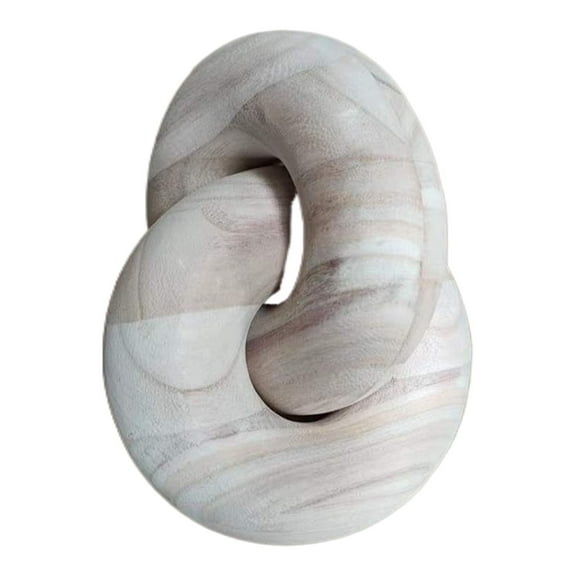 Desktop Dress Up, Ongmies Coffee Table Decor Boho Shelf Decor Home Modern Farmhouse House Decorations for Living Room Wood Knot Decor Natural Chain Decor, A