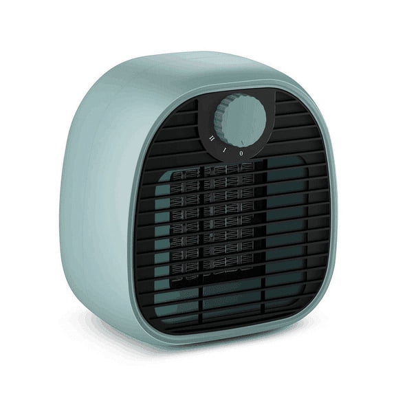 Desktop Electric Space Heater 1000W for Bedroom Office, Green