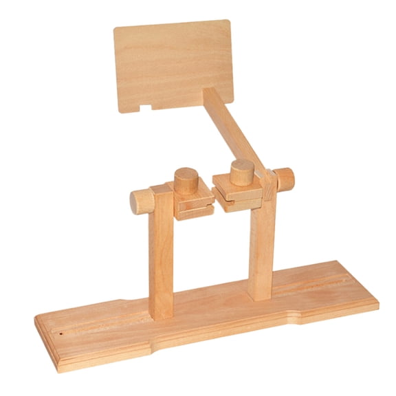 Desktop Embroidery Frame, 44x12cm Beech Wood Embroidery Stand, Rotatable U Clamp 360 Tilt Arm 180, Adjustable Angle For Cross Stitch