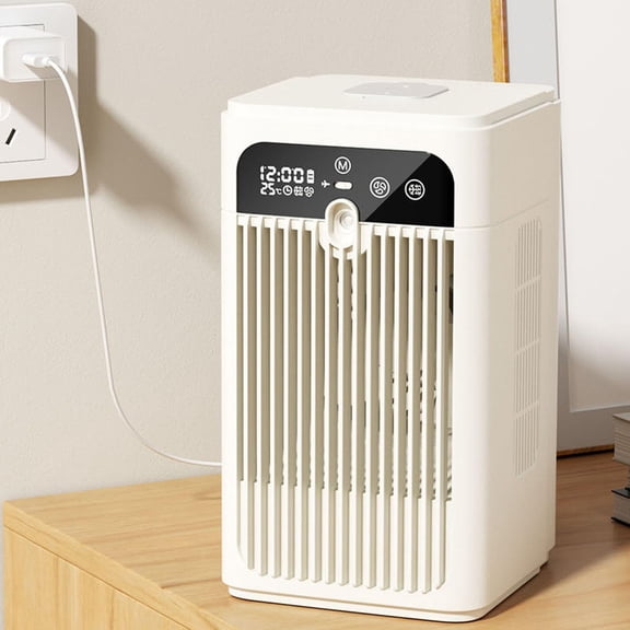Desktop Evaporative Air Cooler Portable Spray Cooling Fan 1 Unit Personal Small Cooler Fan with Mist Humidification Function for Office Desk Bedroom Dorm Nightstand Countertop