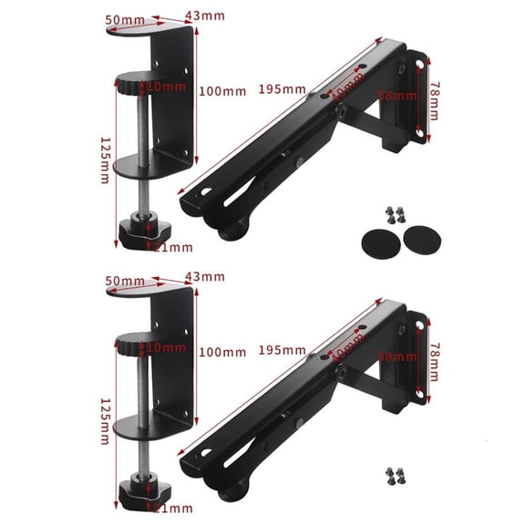 Desktop Extension Plate Support Wrist Rest Extension Bracket Folding/Sliding