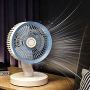 Desktop Fan Circulator, Oscillating Cooling Ventilador, Five-speed Brushless Fan, Quiet Remote-controlled Aromatherapy Device for Home Office Bedroom Indoor Daily Relaxation