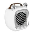 Desktop Fan Heater Small Household Cartoon Quick Heat Hand Warmer And