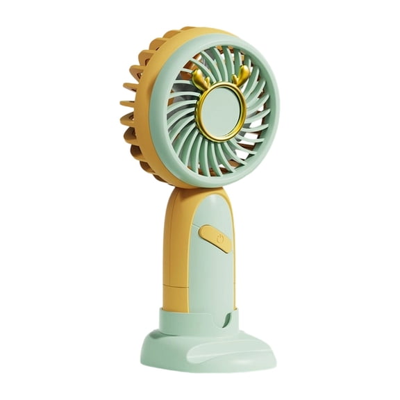 Desktop Fan Mini Mouse Shape Fan USB Rechargeable Portable Handheld Fan for Summer Outdoor Work Use