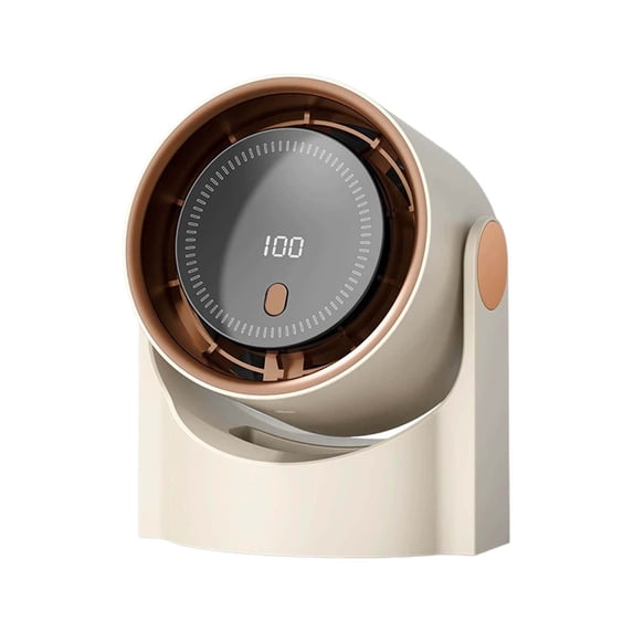 Rechargeable Table Fan,100-Speed Wall Mounted Desk Fan with LED Display,Quiet Motor and 180-Degree Rotation