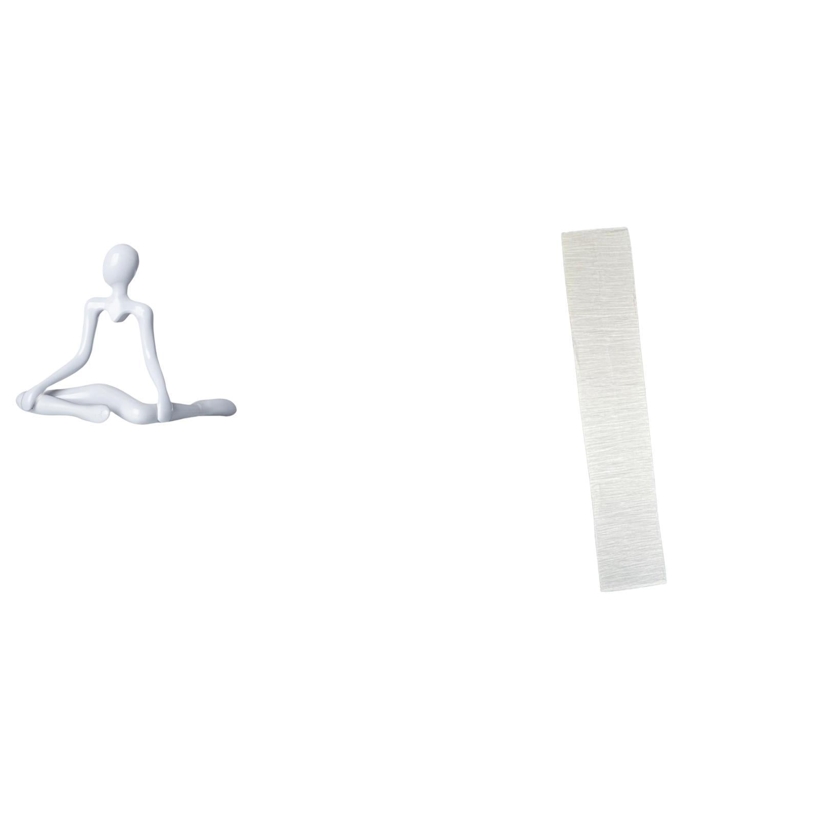 Desktop Figurine Thinker Abstract Sculpture Floor Lamp Shade Lightweight Material for Home Office Living Room Decoration