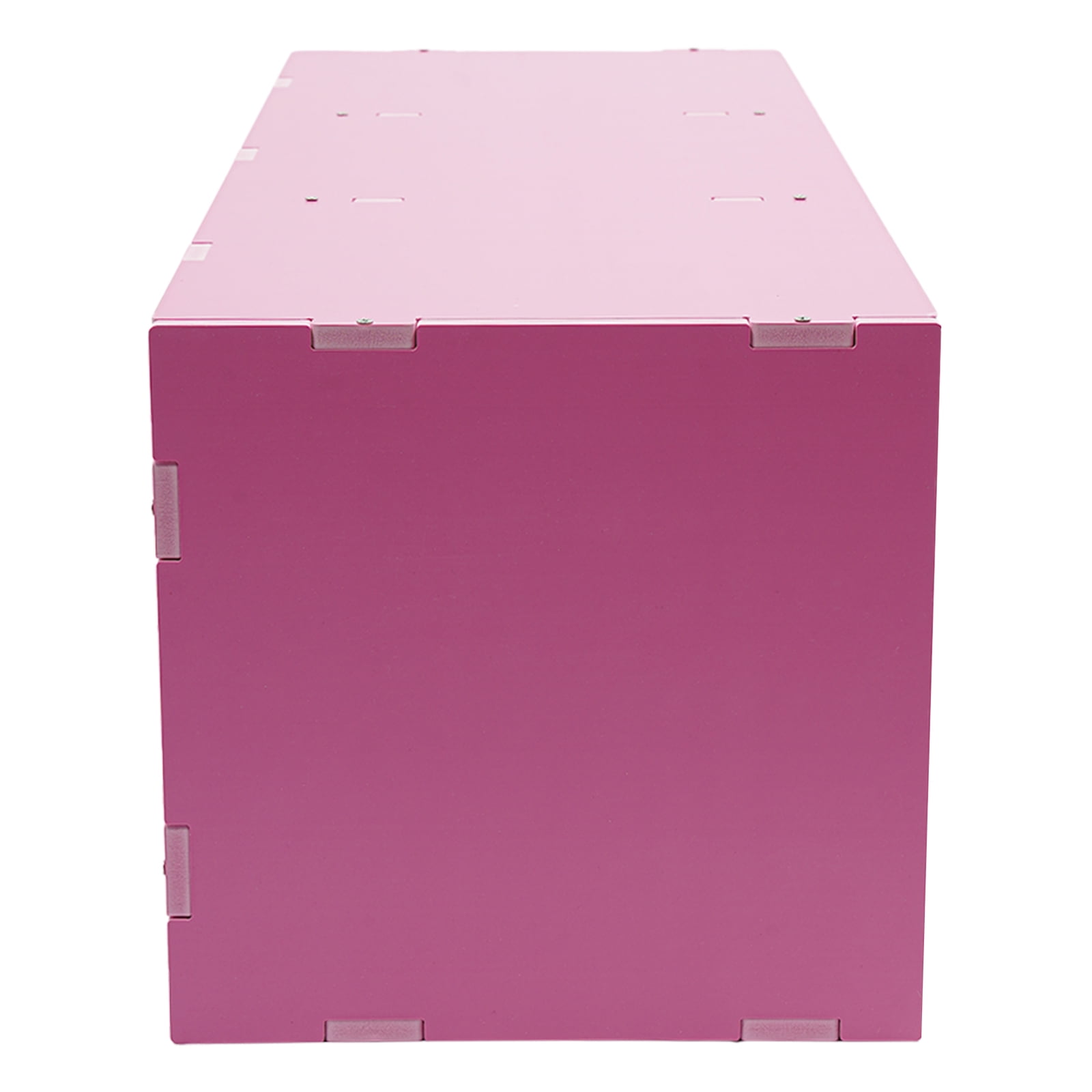 Better File Organization Desktop File Organizer, 4-Tier Freestanding Pink PVC Literature ...