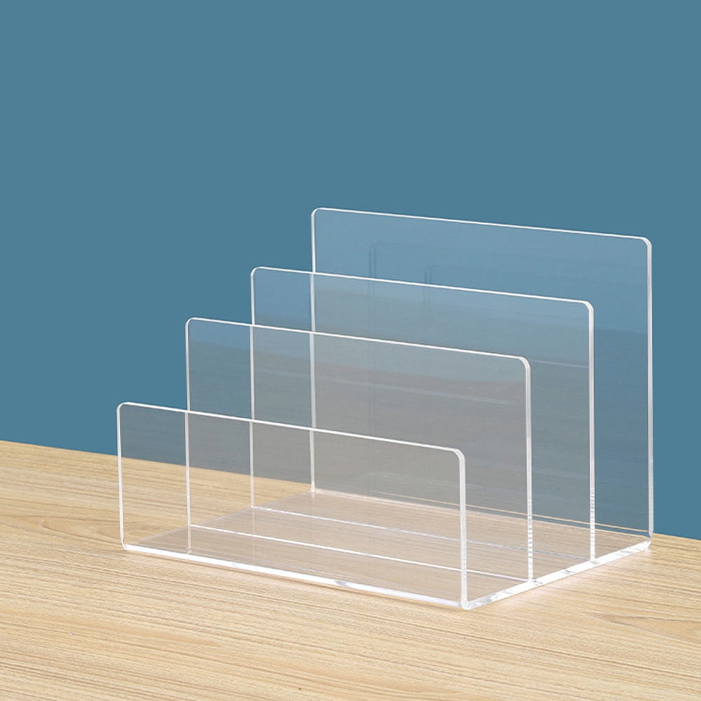Desktop File Organizer File Holder Transparent File