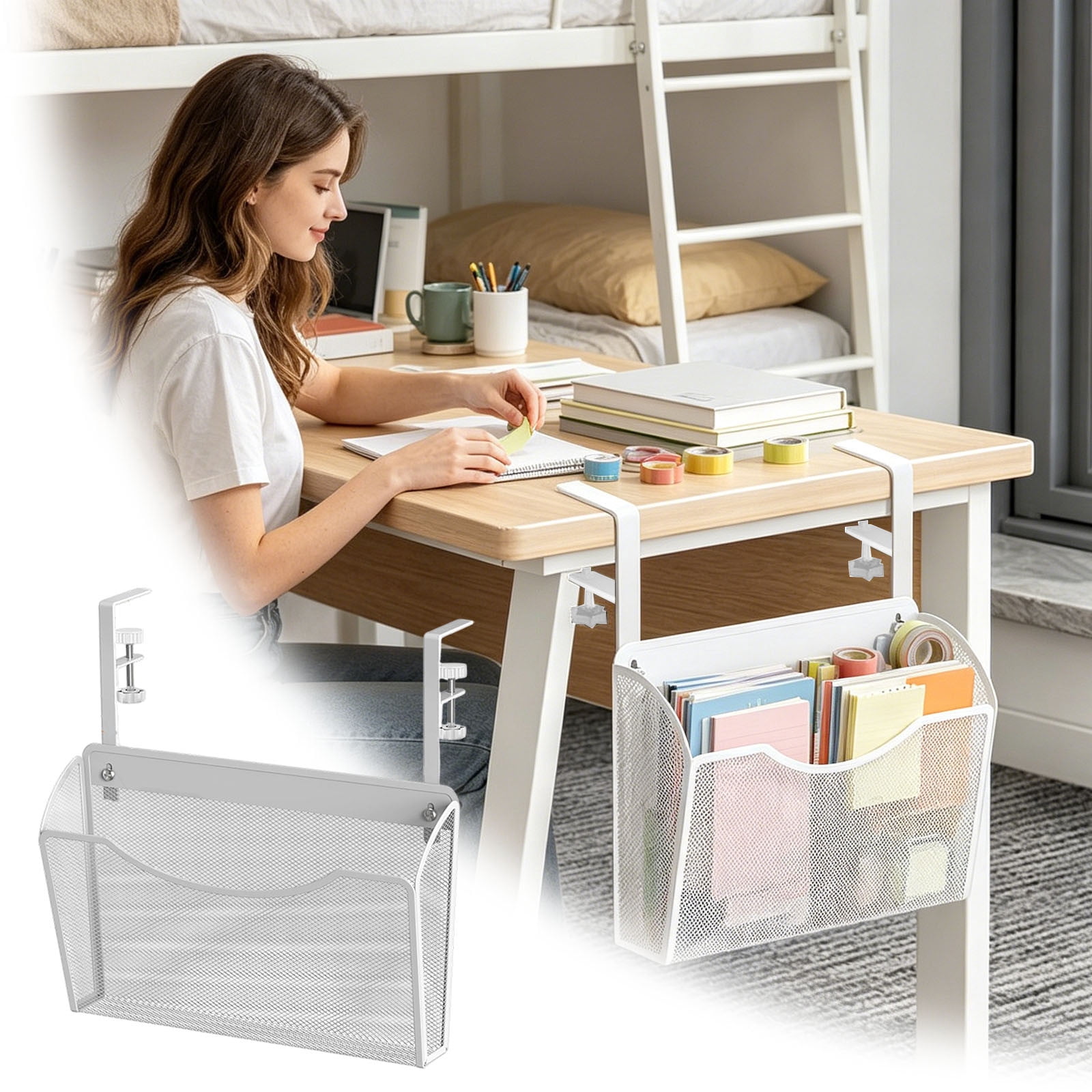 Desktop File Organizer Rack With Tier Storage For Efficient Management Kitchen Draining Rack Dish Stand Dryer Stainless Steel Dish Drainer Dish Rake Stainless Steel Dish Mats for Drying Silicone