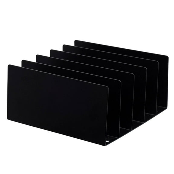 Desktop File Organizer Vertical File Folder Holders Metal Magazine Rack File Sorter Document Holders for School Office