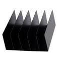 thumbnail image 1 of Desktop File Sorter Metal Magazine Rack Desk File Organizer for Office Paper Storage and Document Management, 1 of 11