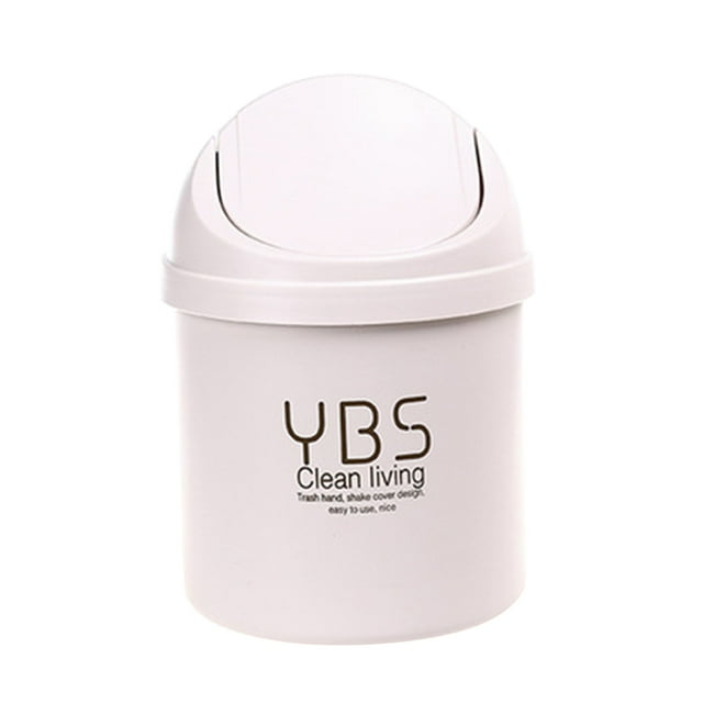 Desktop Garbage Box with Cover Cle Barrel Creative Mini Litter Waste