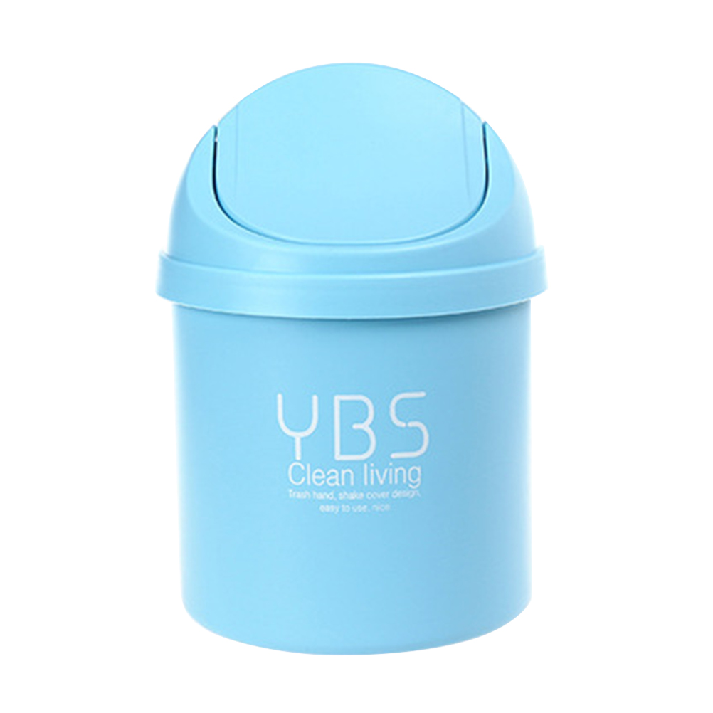 Desktop Garbage Box with Cover Cle Barrel Creative Mini Litter Waste