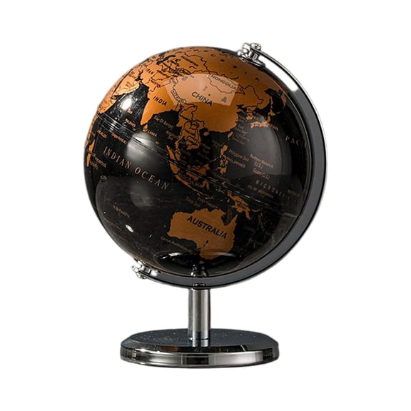 Desktop Globe Decorative Ornament 5.5 Inch Small Scale Map Sphere for Wine Cabinet Display Study Room Living Room and Office Bookshelf Detailed Home Decor Centerpiece
