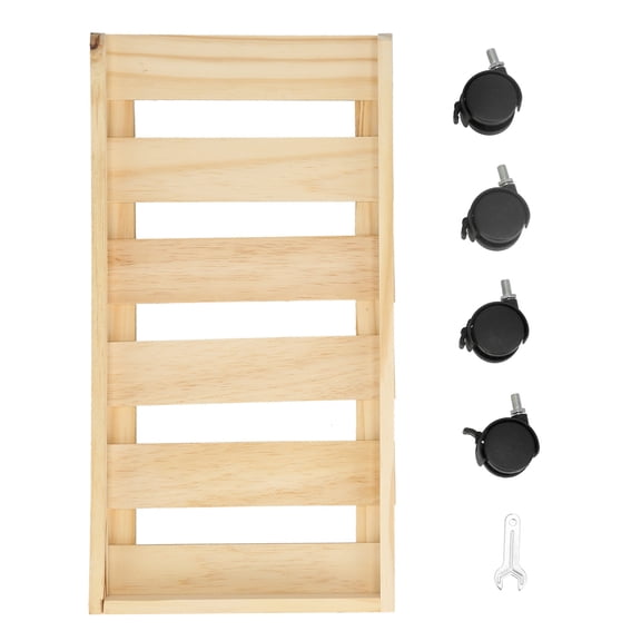 Desktop Host Bracket for Enhanced Cooling, Perfect for Home & Office Use, Ideal for Mobile Computers Wooden CPU Stand