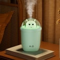 thumbnail image 1 of Desktop Humidifier, USB Aromatherapy Diffuser with Essential Oil Tray, Portable Bedroom Office Air Moisturizer, Car Home Small Space Humidification, Adjustable Mist Modes, 1 of 6