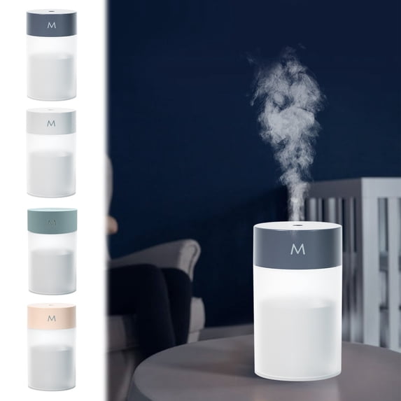 Desktop Humidifier with Cool Mist, Portable Desktop Humidifier with USB Interface, for Home Bedroom Office Travel
