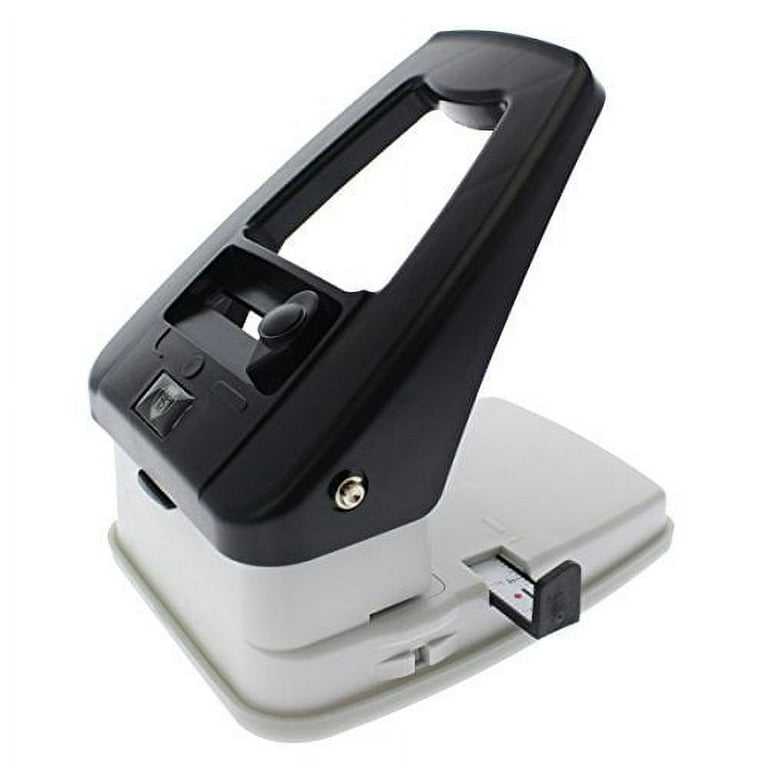 Hole Punch,Badge Hole Punch for ID Cards,Hand Held,No Burrs Holes,Metal Hole  Punch,15mm x 3mm Hole 