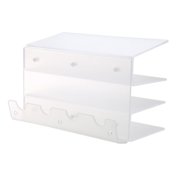 Stylish Acrylic Keyboard Storage Rack Organize 3-Tier Keyboards Display Stands Plate Frame