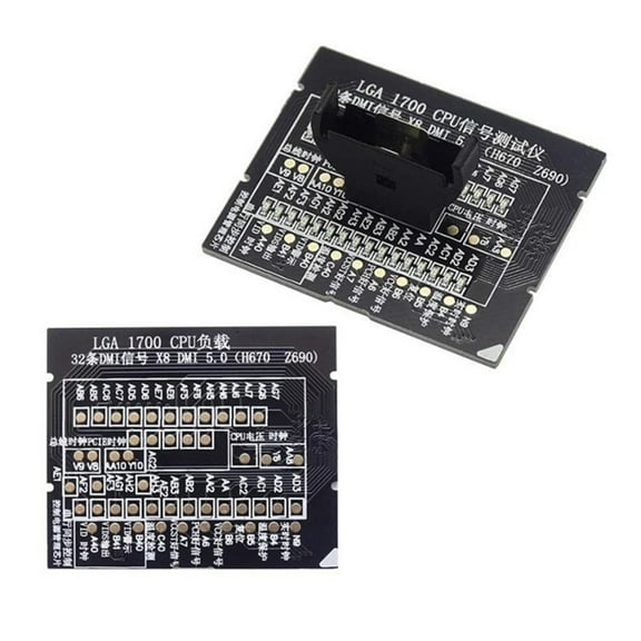 Desktop LGA1700 Tester Motherboards Loading Board Test Card LED Indicators CPU Socket Motherboards Tester Easy Installat