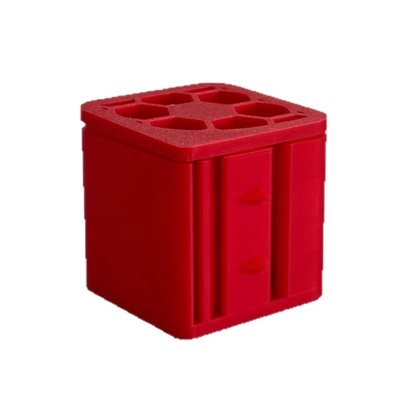 Desktop Label Organiser Stackable Plastic Label Dispenser Storage Container for Home Desk Organization