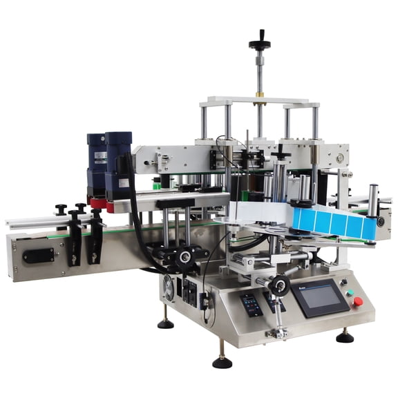 Desktop Labeling Machine Automatic Stickers Flat Bottle Double Sided Labeling Machine