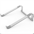 thumbnail image 1 of Desktop Laptop Stand Stable Ergonomic Aluminum Computer Riser Cooling (Silver), 1 of 6