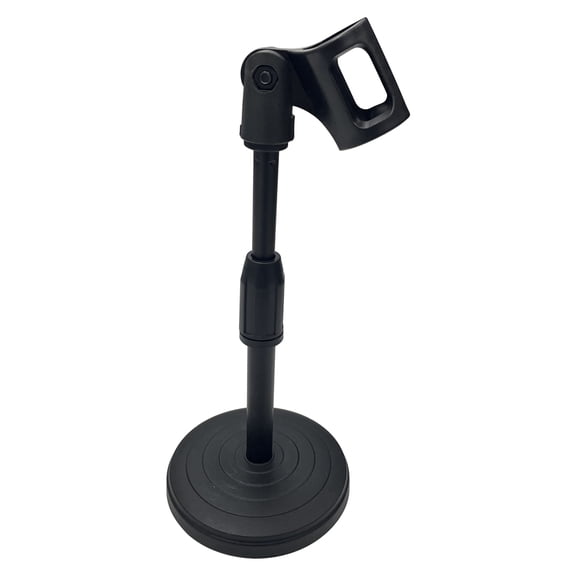 Desktop Lifting Microphone Stand Mobile Phone Clip Holder Adjustable Rotating and Height-adjustable