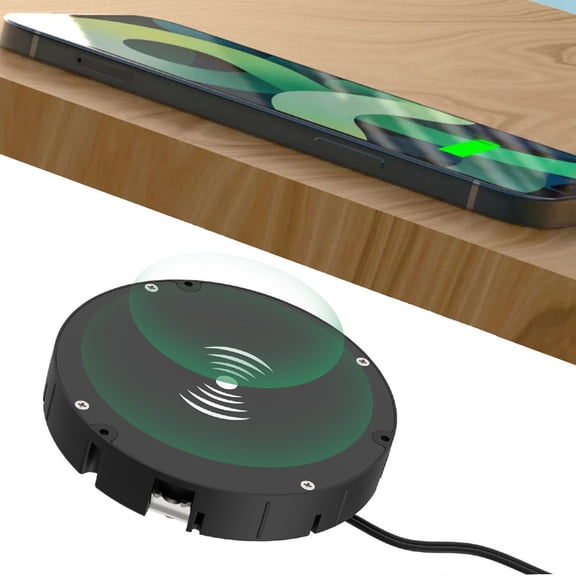Desktop Magnetic Wireless Charging Station, Fast Charging Pad With Slim Design, Portable Nightstand Charger For Smart Devices, Bedroom Daily Electronic Power Supply
