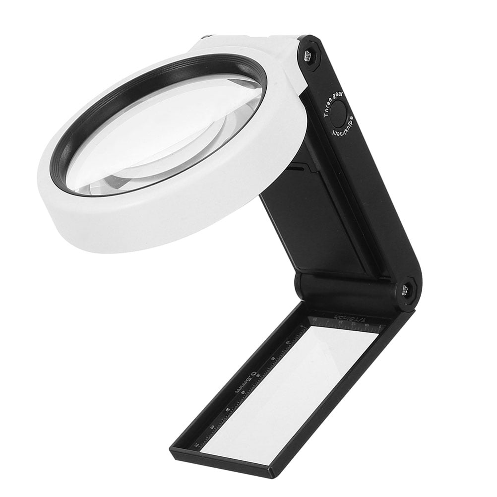 Desktop Magnifier Magnifying Light Glasses with for Close Work Lamp