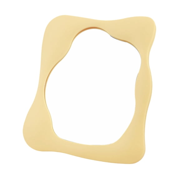Desktop Makeup Mirror,Foldable Makeup Mirror Simple Portable Vanity Mirror Princess Mirror Cloud Cosmetic Mirror Gifts
